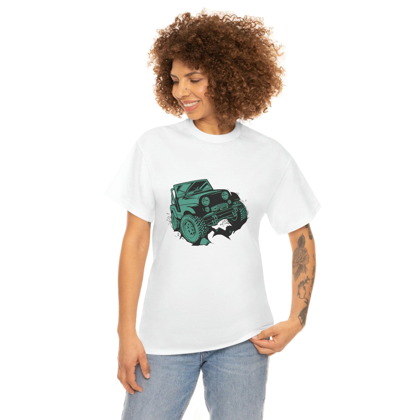 Unisex Heavy Cotton Tee Offroad Edition