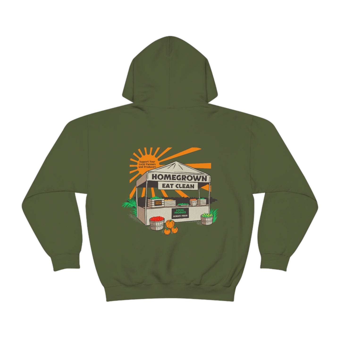 Unisex Heavy Blend™ Hooded Sweatshirt Farm Edition Support