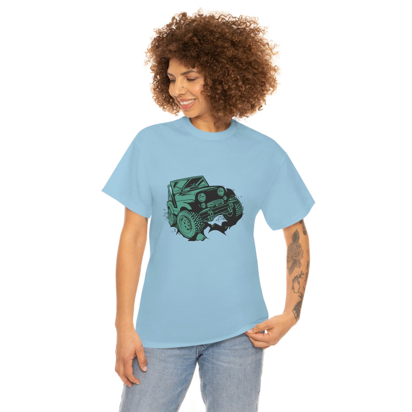 Unisex Heavy Cotton Tee Offroad Edition