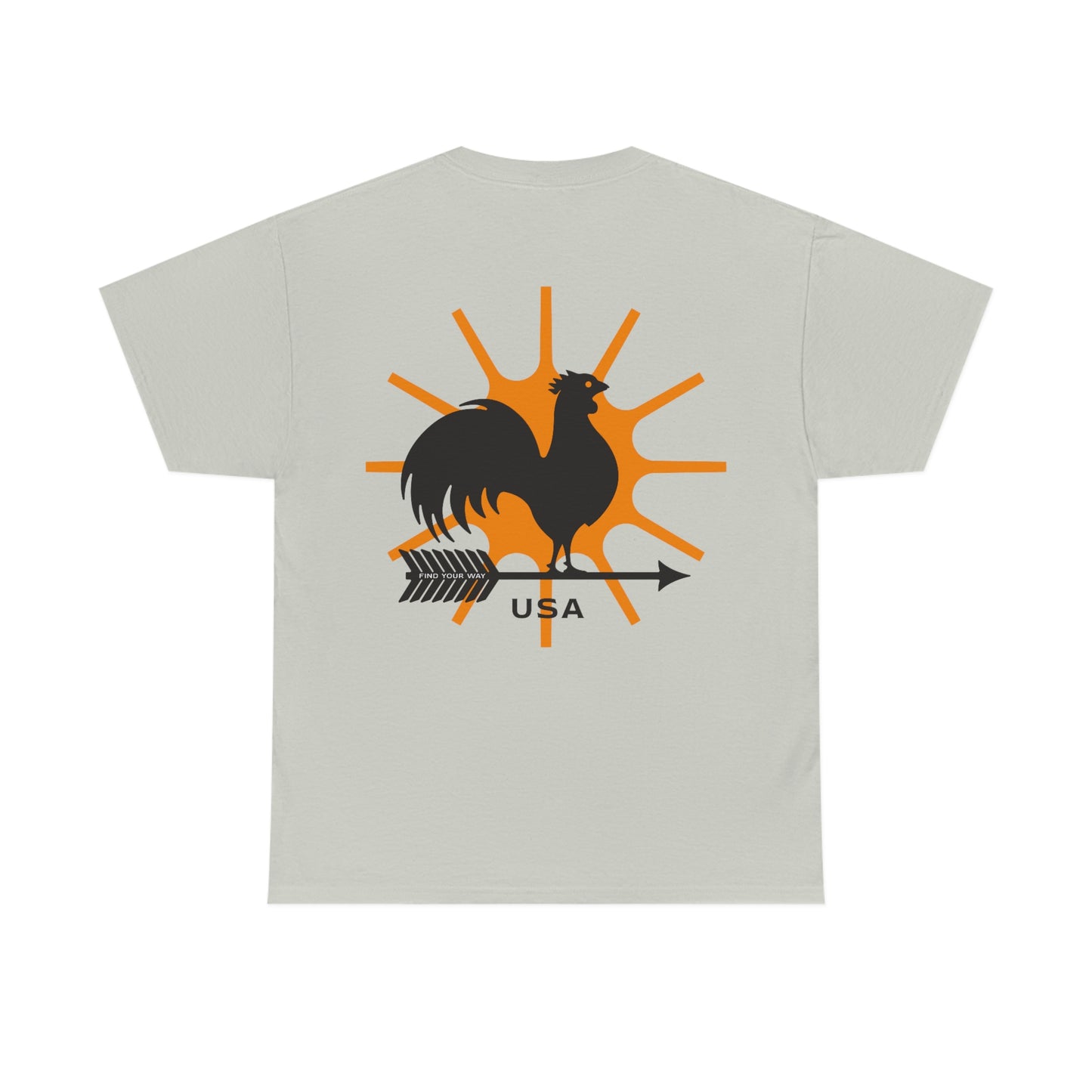 Unisex Heavy Cotton Tee - Farm Edition Rooster