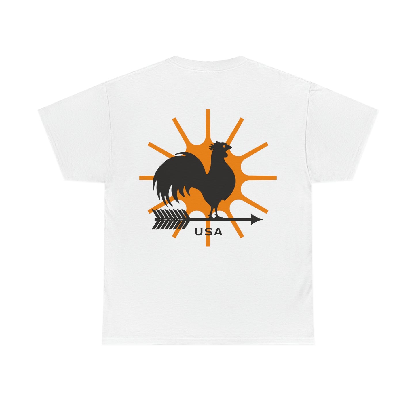 Unisex Heavy Cotton Tee - Farm Edition Rooster